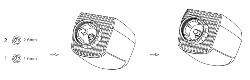 Installation de la tête thermostatiques ZigBee Moes ZTRV-ZX-TV01-MS_